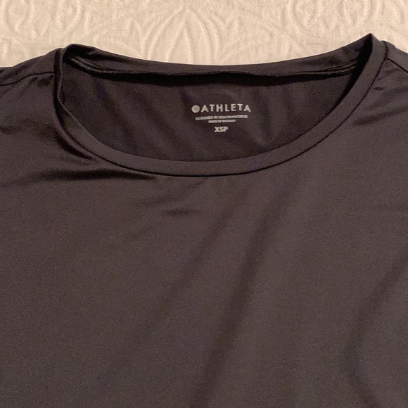 Athleta Sunlover UPF Black Sleeveless Dress Mesh Detail Hem - Picture 3 of 8